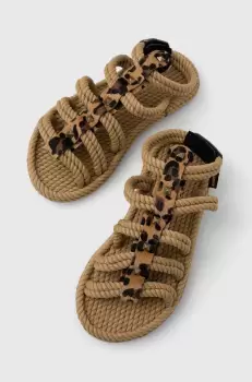 Bohonomad sandale Serengeti femei, culoarea bej, SRG.LEO.12WRS imagine