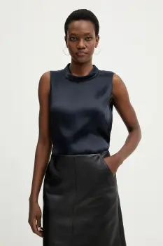 BOSS bluza Baurina culoarea bleumarin, uni, 50553047 imagine