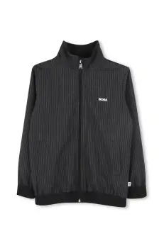 BOSS bluza copii culoarea negru, modelator, J51963 imagine