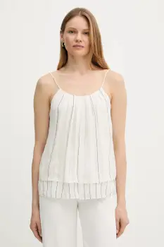 BOSS bluza culoarea alb, cu imprimeu, 50539921 imagine