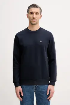 BOSS bluza culoarea bleumarin, uni, 50555830 imagine