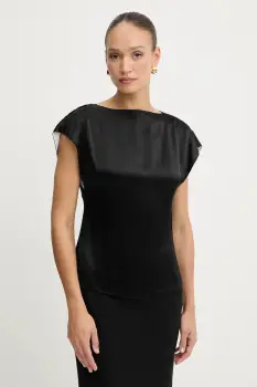 BOSS bluza culoarea negru, uni, 50541815 imagine