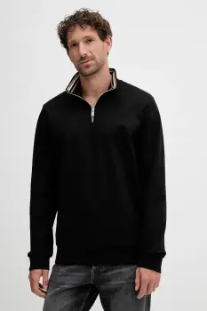 BOSS bluza culoarea negru, uni, 50543887 imagine