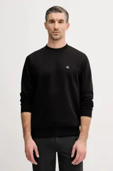 BOSS bluza culoarea negru, uni, 50555830 imagine