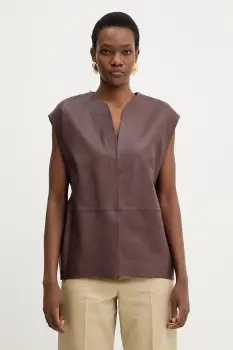 BOSS bluza din piele Suna imagine