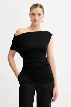 BOSS bluza femei, culoarea negru, neted, 50540862 imagine