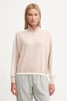 BOSS bluza lounge culoarea bej, uni, 50550718 imagine