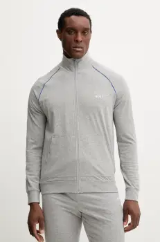 BOSS bluza lounge culoarea gri, neted, 50515307 imagine