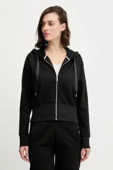 BOSS bluza lounge culoarea negru, cu gluga, uni, 50545635 imagine