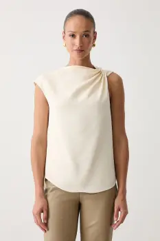 BOSS bluza pentru femei din vascoza Bannea imagine