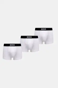 BOSS boxeri 3-pack barbati, culoarea alb, 50544263 imagine