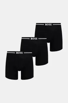 BOSS boxeri 3-pack barbati, culoarea negru, 50510698 imagine