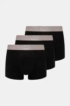 BOSS boxeri 3-pack barbati, culoarea negru, 50514998 imagine