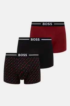 BOSS boxeri 3-pack barbati, culoarea negru, 50517836 imagine