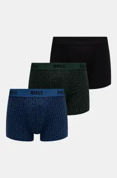 BOSS boxeri 3-pack barbati, culoarea negru, 50524595 imagine