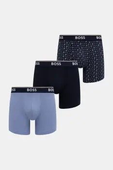 BOSS boxeri 3-pack culoare albastra 50554438 imagine