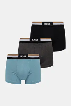 BOSS boxeri 3-pack culoarea negru, 50516542 imagine