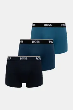 BOSS boxeri 3-pack culoarea negru, 50531684 imagine