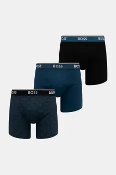 BOSS boxeri 3-pack culoarea negru, 50531685 imagine