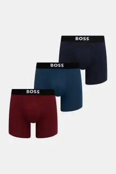 BOSS boxeri 3-pack culoarea negru, 50544272 imagine