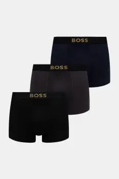 BOSS boxeri 3-pack culoarea negru, 50546764 imagine