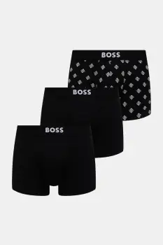 BOSS boxeri 3-pack culoarea negru, 50549832 imagine