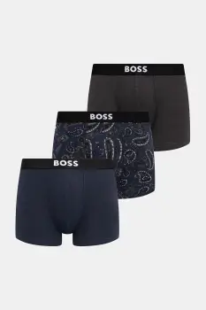 BOSS boxeri 3-pack culoarea negru, 50549856 imagine