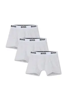 BOSS boxeri copii culoarea gri, J52663 imagine