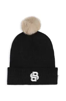 BOSS caciula copii culoarea negru, J51616 imagine