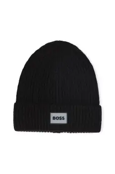 BOSS caciula copii culoarea negru, J52618 imagine