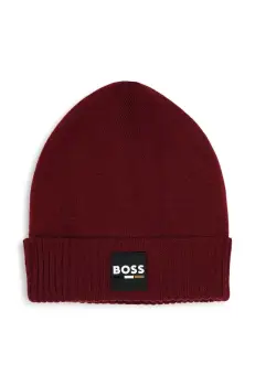 BOSS caciula copii culoarea rosu, J51566 imagine