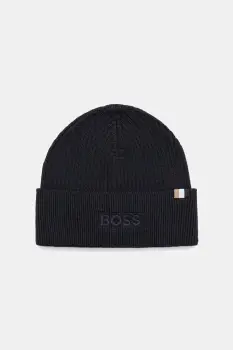 BOSS caciula culoarea bleumarin, 50522427 imagine