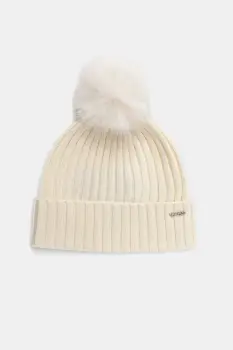 BOSS caciula de lana culoarea alb, 50545781 imagine