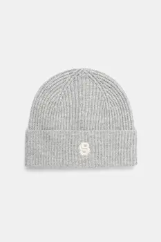 BOSS caciula de lana culoarea gri, 50557673 imagine