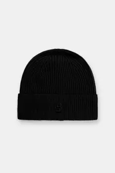 BOSS caciula de lana culoarea negru, 50557673 imagine