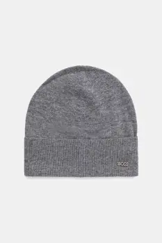 BOSS caciula de lana culoarea negru, de lana, din tesatura unia, 50524276 imagine