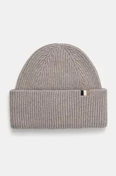 BOSS caciula din amestec de lana culoarea gri, 50497808 imagine