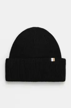 BOSS caciula din amestec de lana culoarea negru, 50497808 imagine