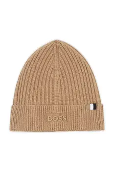 BOSS caciula din lana pentru copii culoarea maro, J52650 imagine