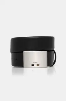 BOSS curea de piele barbati, culoarea negru, 50537467 imagine