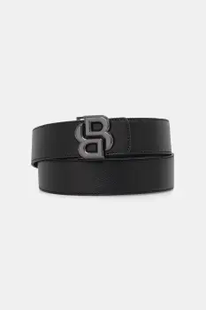 BOSS curea de piele cu doua fete culoarea negru, 50529609 imagine