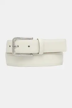 BOSS curea de piele culoarea bej, 50536998 imagine