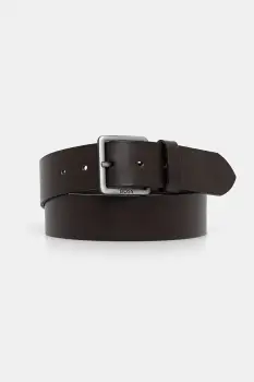 BOSS curea de piele culoarea maro, 50541165 imagine