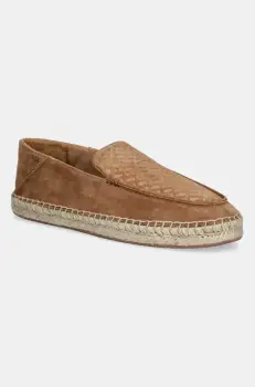 BOSS espadrile din piele intoarsa Madeira culoarea maro, 50541781 imagine