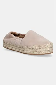 BOSS espadrile pentru femei, din piele intoarsa Madeira imagine