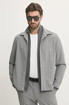 BOSS geaca barbati, culoarea gri, de tranzitie, 50534987 imagine