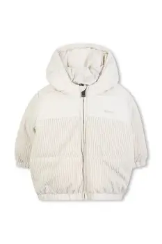 BOSS geaca bebe culoarea bej, J52478 imagine