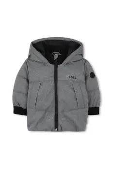 BOSS geaca bebe culoarea gri, J52470 imagine