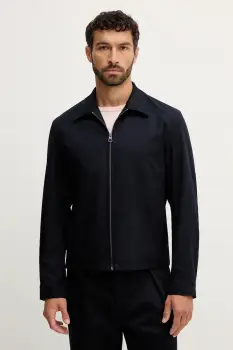 BOSS geaca BECKHAM X BOSS culoarea bleumarin, de tranzitie, 50549075 imagine