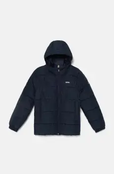 BOSS geaca copii culoarea albastru marin, J51237 imagine